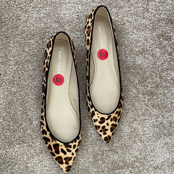 Marc Fisher Shoes - Brand new animal print flats by Marc Fisher.